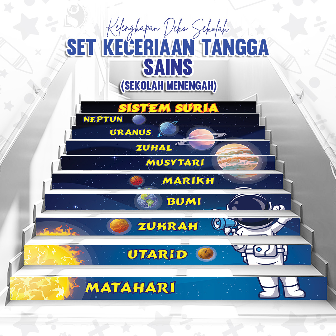 Set Keceriaan Tangga Sains - Sekolah Menengah